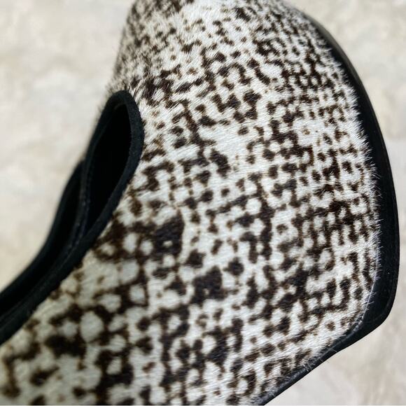 Yves Saint Laurent Tribtoo 105 Ponyhair Platform Pumps Mules Heels Size 37 - Picture 6 of 16